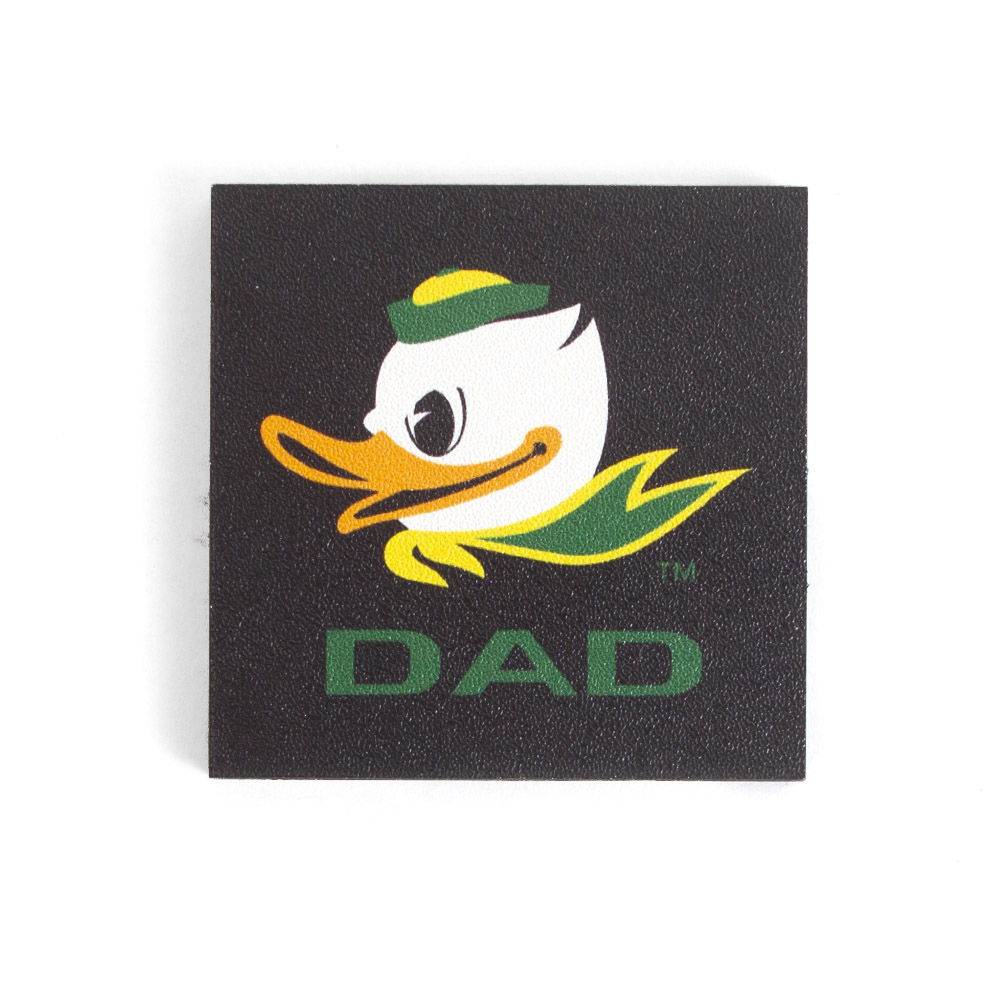 Fighting Duck, Dad, Neil, Recycled Wood, Magnet